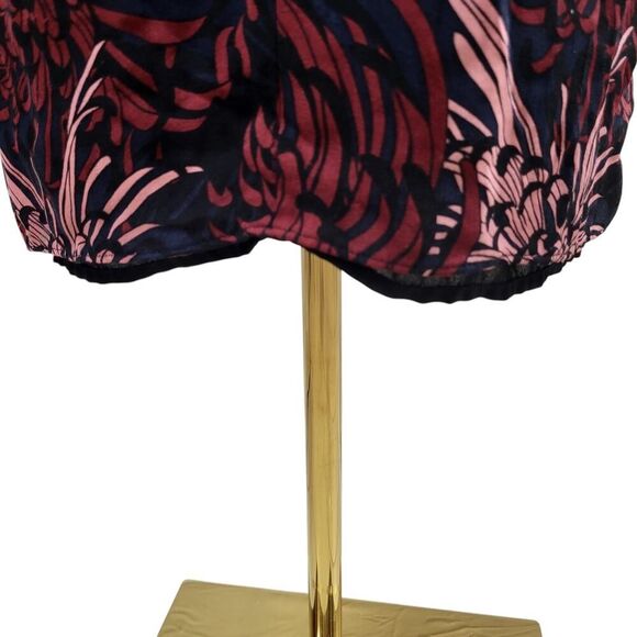 A.L.C. Size 4 RTR Bailey 100% Silk Midi Dress V-Neck Front Slit Floral Print - Picture 10 of 15